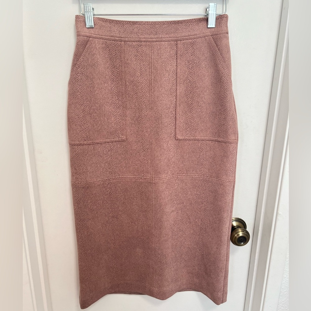 Current Air Women Pink Pencil Skirt